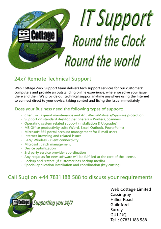 Remote IT Suport 24x7
